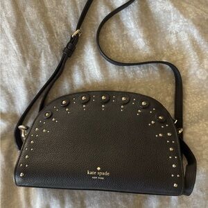 Kate Spade Black Studded Crossbody Bag